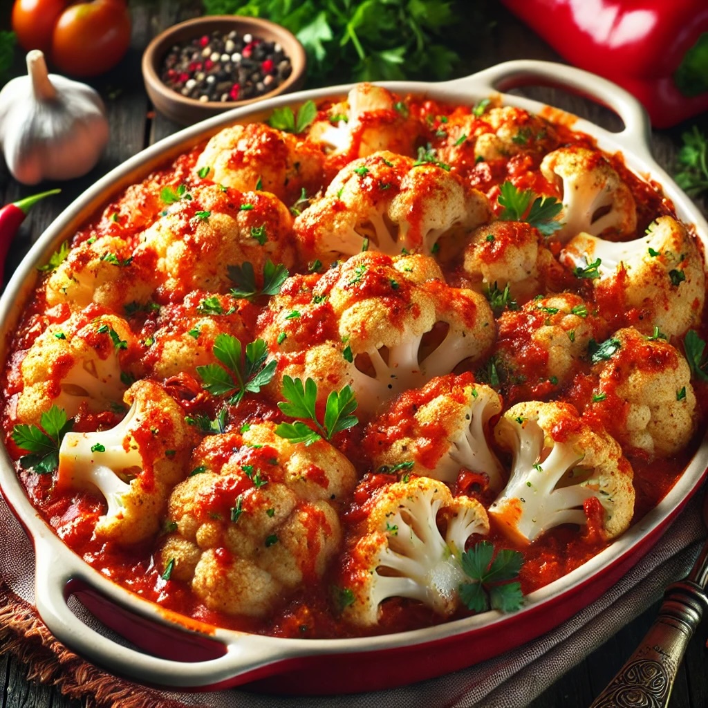 Fırında Soslı Karnabahar Tarifi Resmi