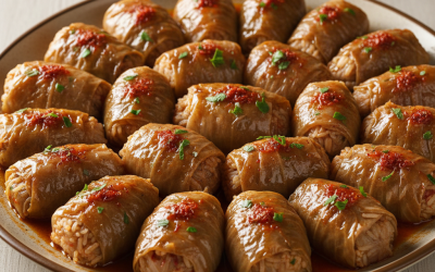 Zeytinyağlı Soğan Dolması Tarifi - AI Görsel