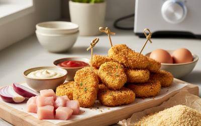 Nugget Tarifi - AI Görsel