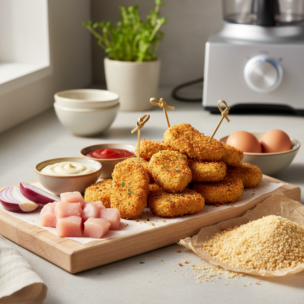 Nugget Tarifi - AI Görsel