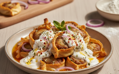 Fırında Mantı Tarifi - AI Görsel