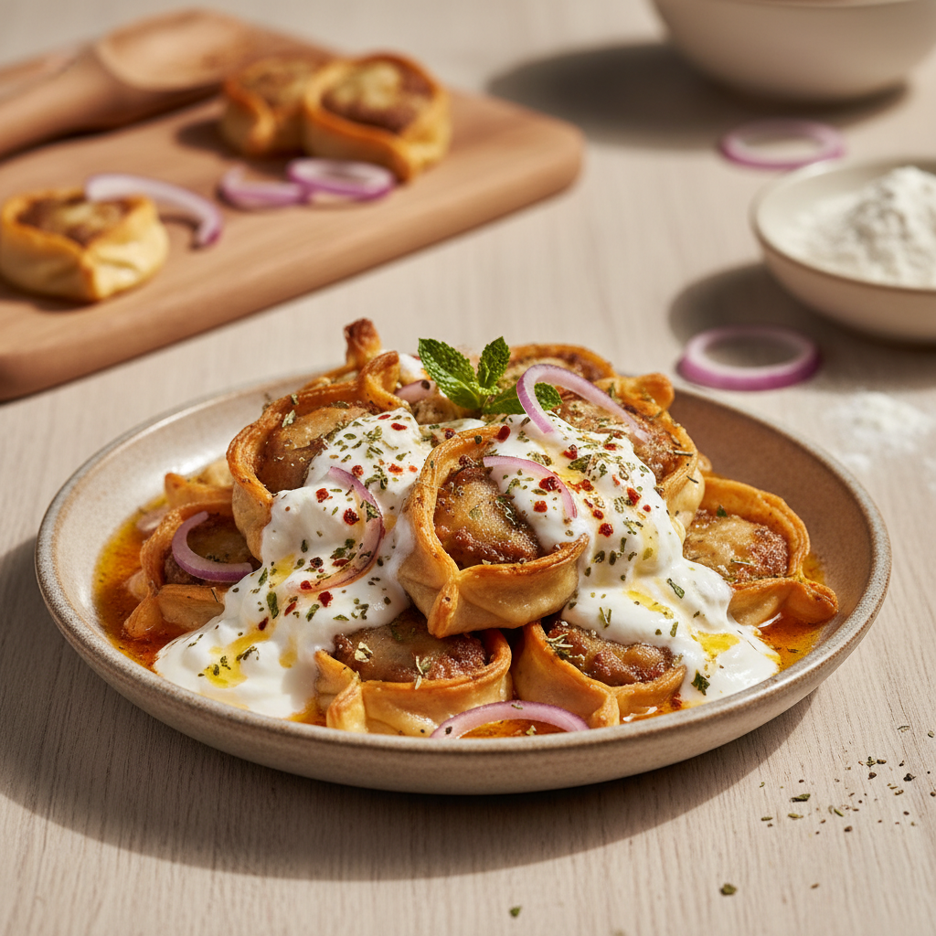 Fırında Mantı Tarifi - AI Görsel