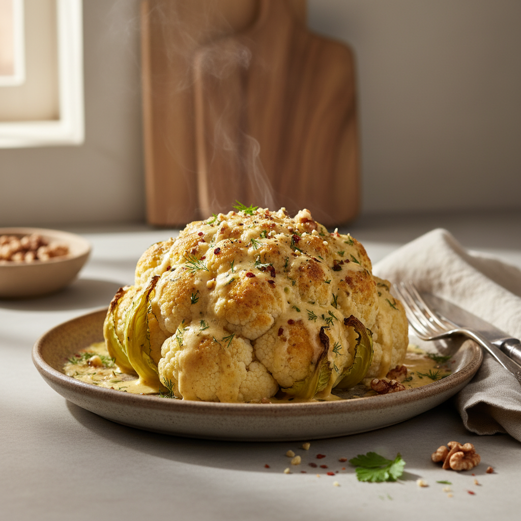 Börek Tadında Karnabahar Tarifi - AI Görsel