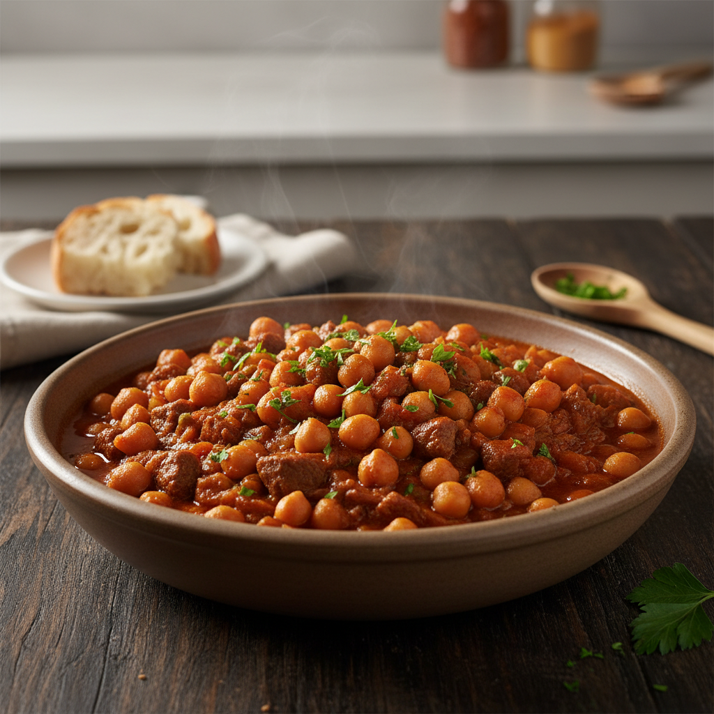 Etli Nohut Yemeği Tarifi