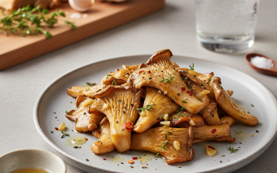 İstiridye Mantar Sote Tarifi