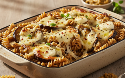Köz Patlıcanlı Fırın Makarna Tarifi