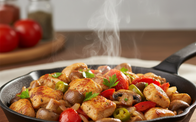 Mantarlı Tavuk Sote Tarifi