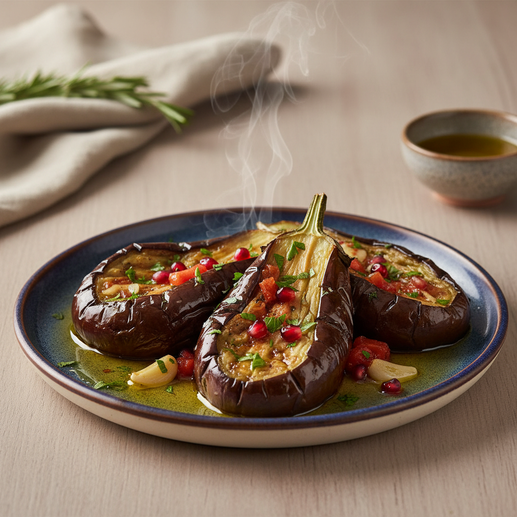 Zeytinyağlı Patlıcan Tarifi