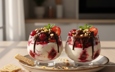 Vişneli Fit Muhallebi Tarifi