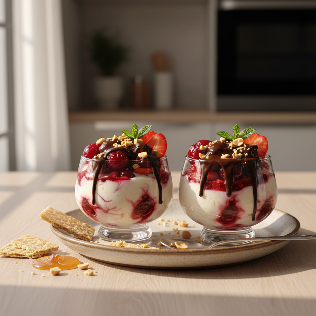 Vişneli Fit Muhallebi Tarifi